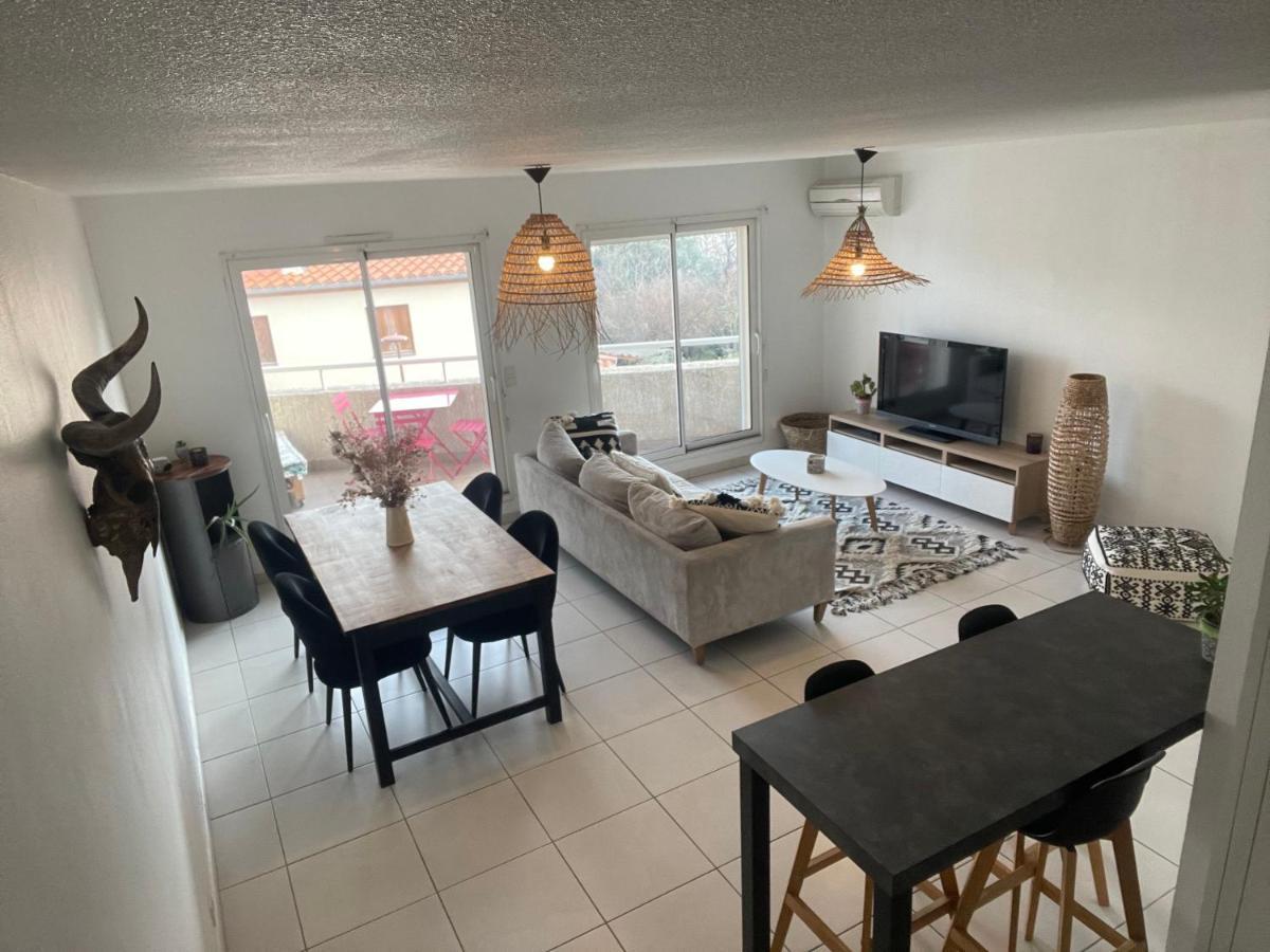 Appartement T3 Climatise,Balcon, Classe 3 Etoiles Le Boulou Luaran gambar